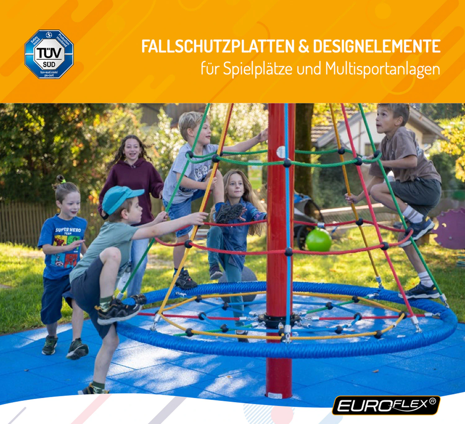 Kraiburg EUROFLEX – Fallschutz-Katalog