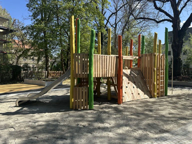 KiTa Am Klostergarten in München – Projekt von Stadt & Spiel, Projektansicht